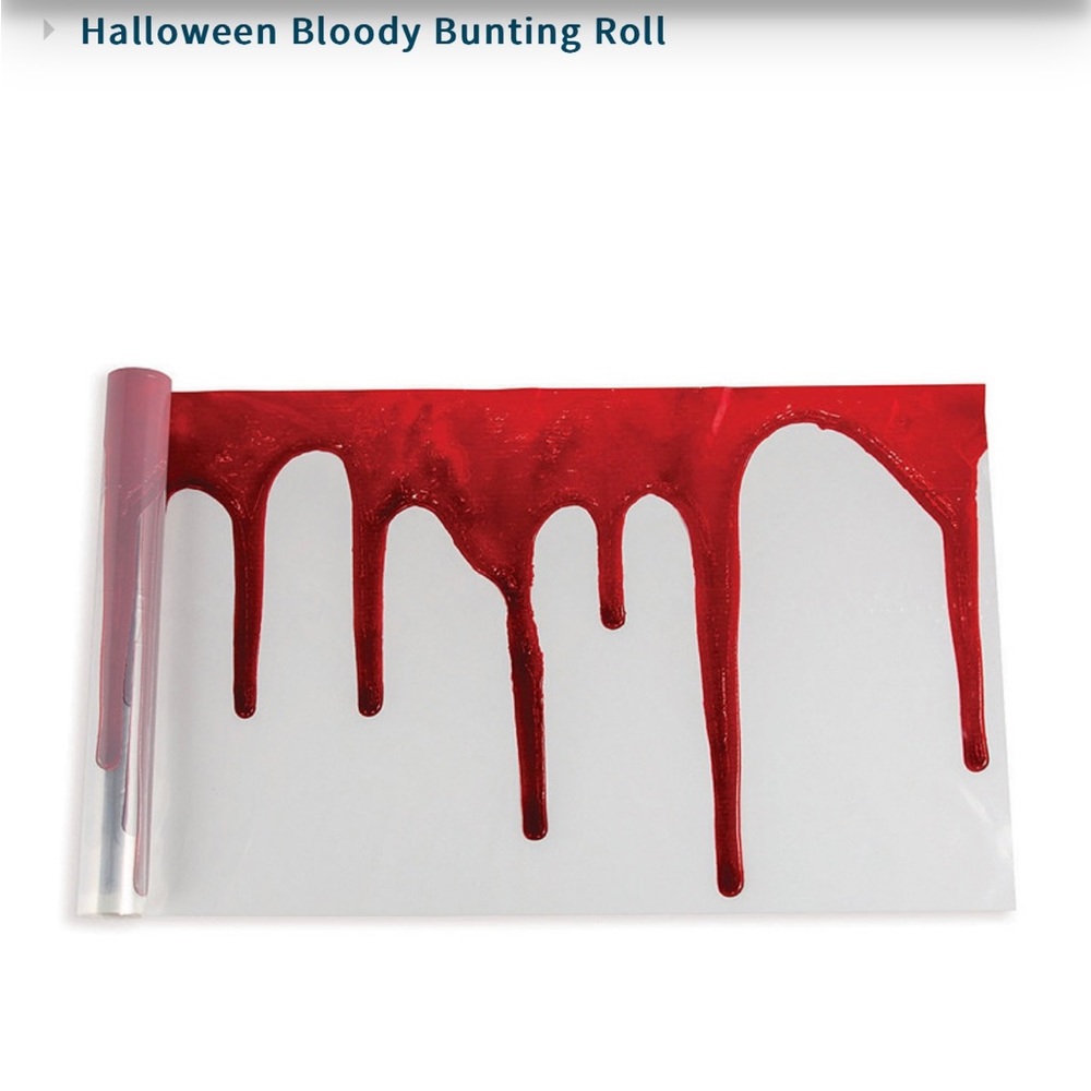 Halloween Bloody Bunting Roll